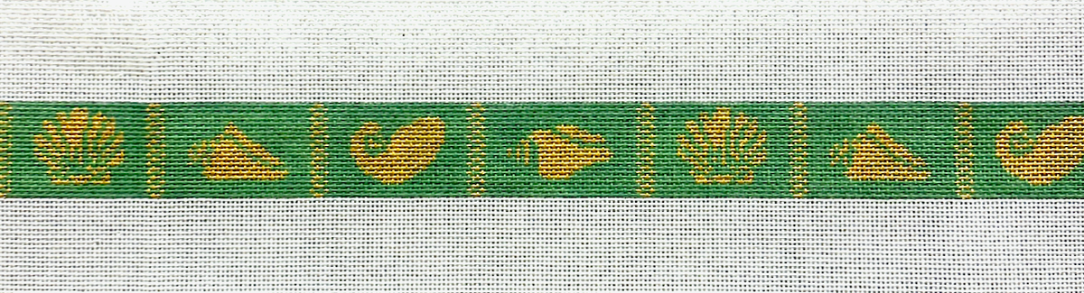 A. Bradley Needlearts Golden Seashells Needlepoint Canvas