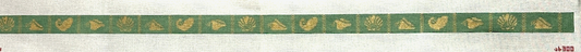 A. Bradley Needlearts Golden Seashells Needlepoint Canvas