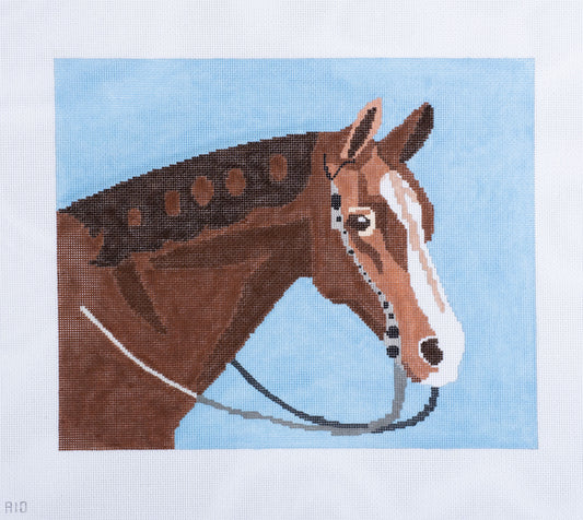 Changing Woman Designs Western Brown Horse Needlepoint Canvas