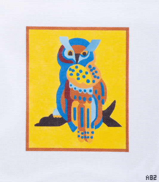 Changing Woman Designs Owl Needlepoint Canvas