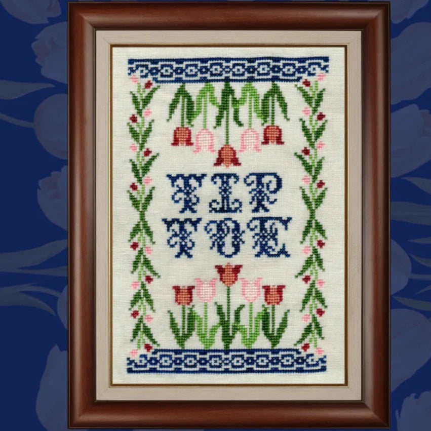 Stitchy Prose Tip Toe Cross Stitch Pattern