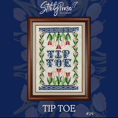 Stitchy Prose Tip Toe Cross Stitch Pattern