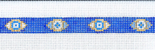 Anne Fisher Designs Evil Eye Double Wrap Bracelet Needlepoint Canvas