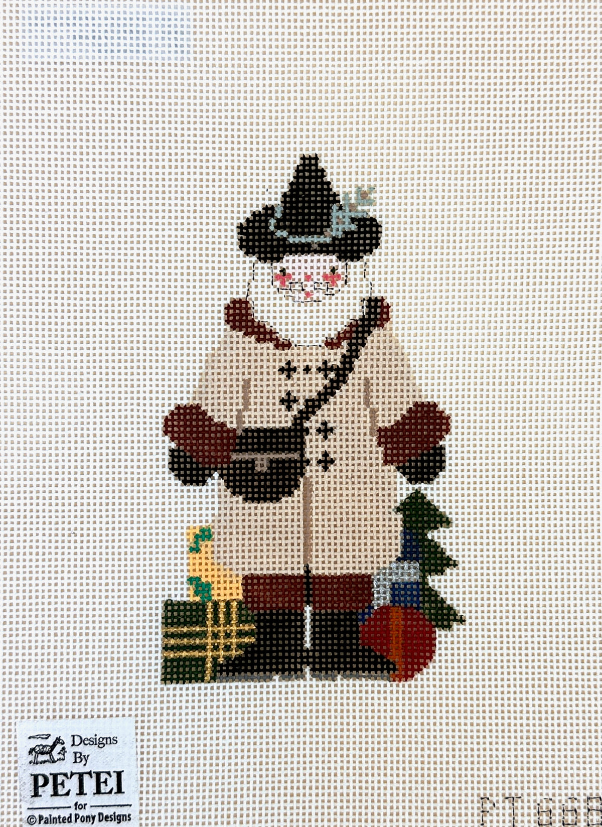 Painted Pony Designs Petei Santas: German Santa Needlepoint Canvas
