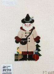 Painted Pony Designs Petei Santas: German Santa Needlepoint Canvas
