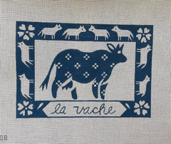 Alice Peterson Co. Le Vache (The Cow) Needlepoint Canvas