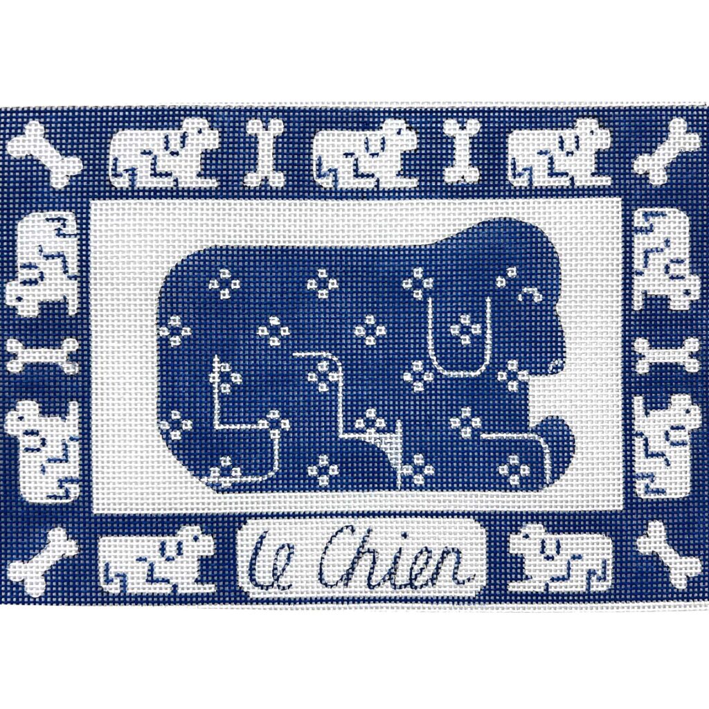 Alice Peterson Co. Le Chien (The Dog) Needlepoint Canvas