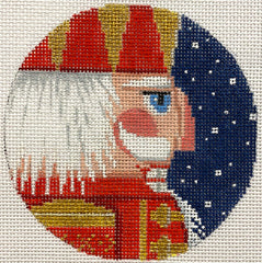 Alice Peterson Co. Nutcracker Profile Ornament Needlepoint Canvas