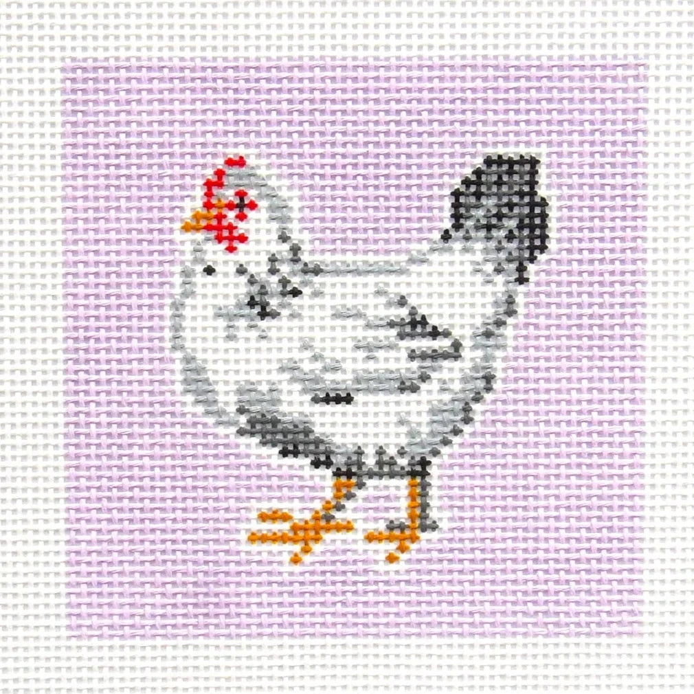 Alice & Blue Benedict Chicken Coaster Needlepoint Canvas