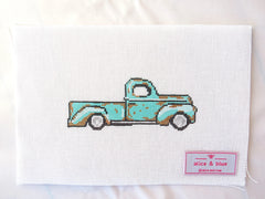 Alice & Blue Ed the Truck Needlepoint Canvas