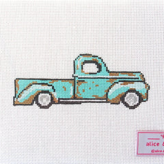 Alice & Blue Ed the Truck Needlepoint Canvas