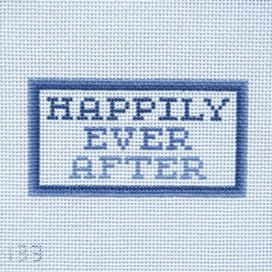 Alice & Blue Happily Ever After Needlepoint Canvas