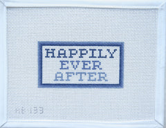 Alice & Blue Happily Ever After Needlepoint Canvas