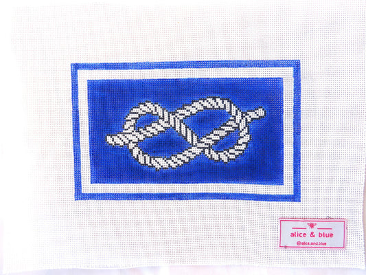 Alice & Blue Literally Can Knot Needlepoint Canvas - 13M