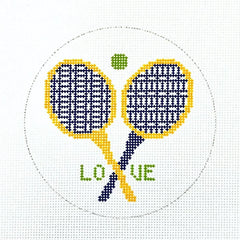 Alice & Blue Love Tennis Needlepoint Canvas