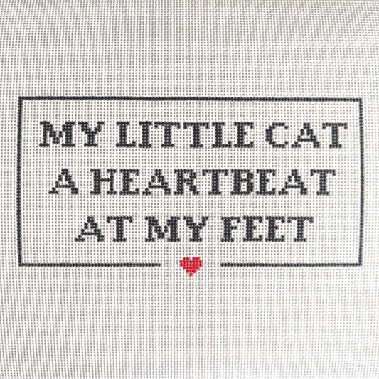 Alice & Blue My Little Cat Needlepoint Canvas