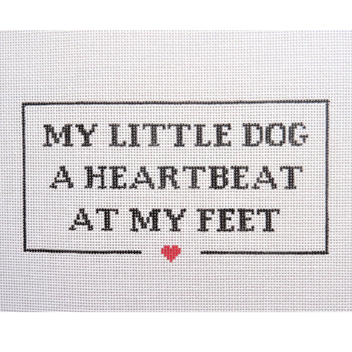 Alice & Blue My Little Dog Needlepoint Canvas