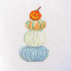 Alice & Blue Princess Pumpkins Needlepoint Canvas