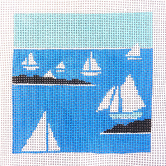 Alice & Blue Zephyrs Needlepoint Canvas