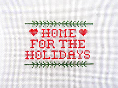 Alice & Blue Home for the Holidays Needlepoint Canvas