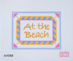 Ann Kaye Studio At the Beach Needlepoint Canvas