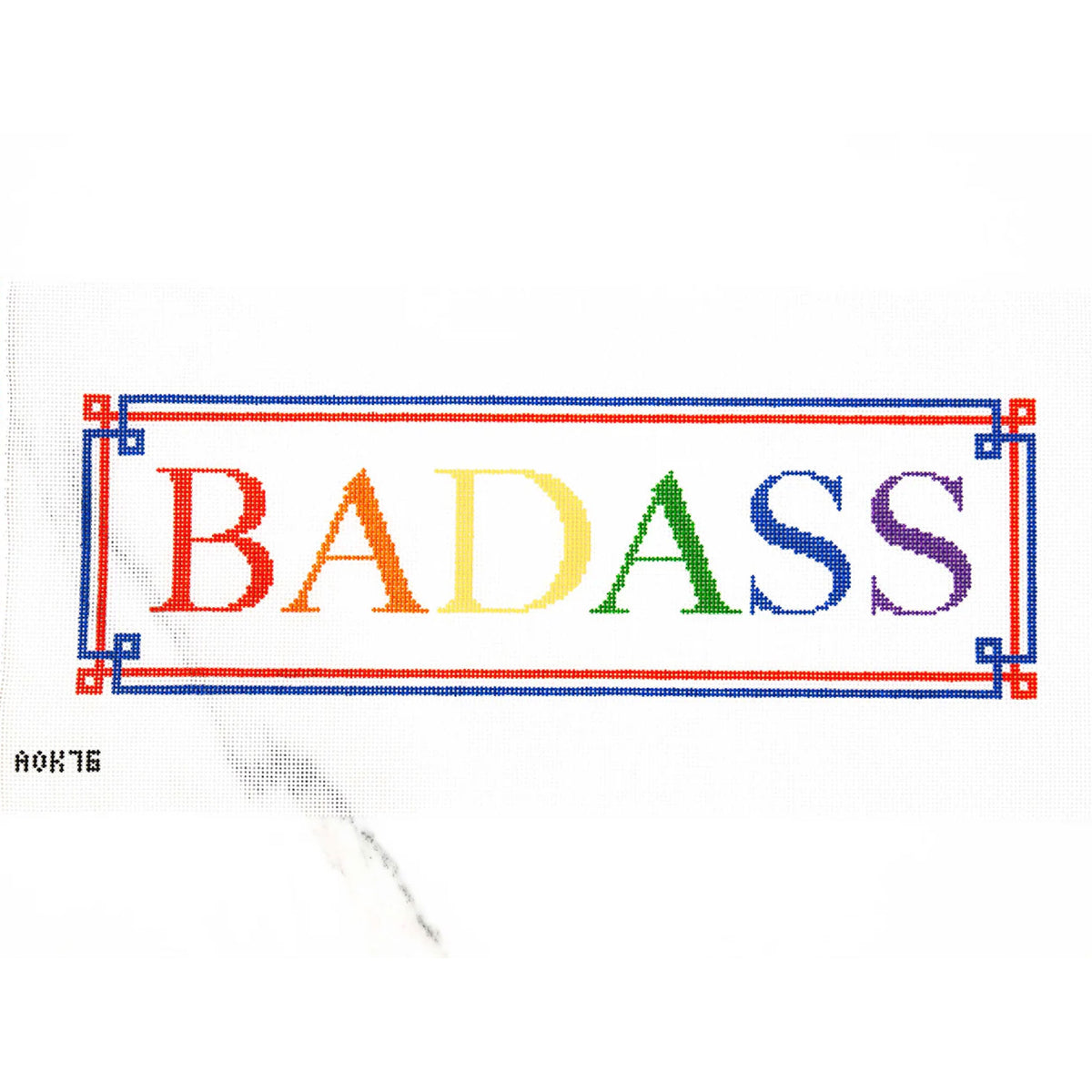 Ann Kaye Studio Badass Needlepoint Canvas - Multi Color