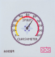 Ann Kaye Studio Clausometer Needlepoint Canvas