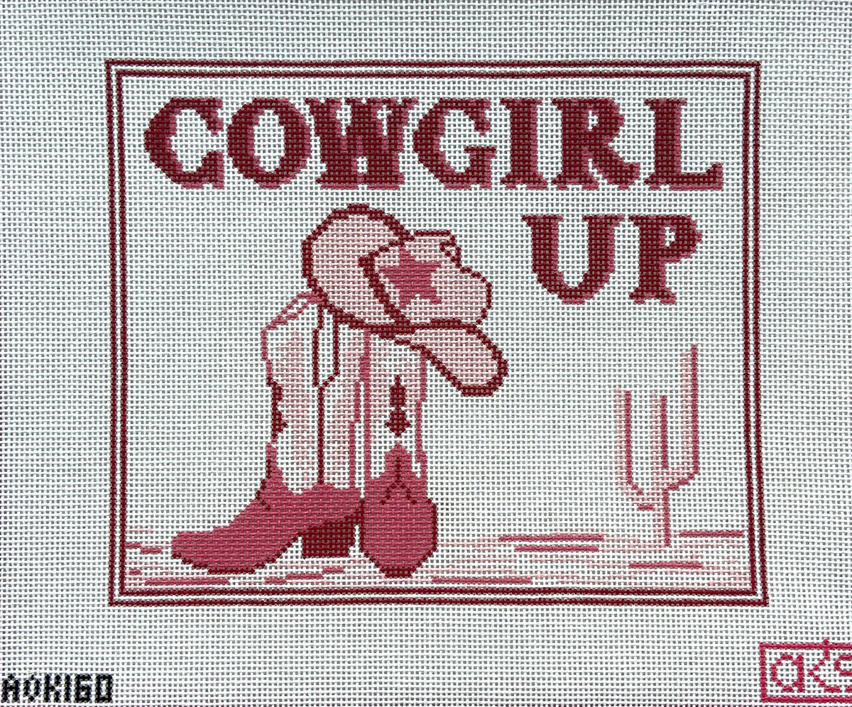 Ann Kaye Studio Cowgirl Up Needlepoint Canvas