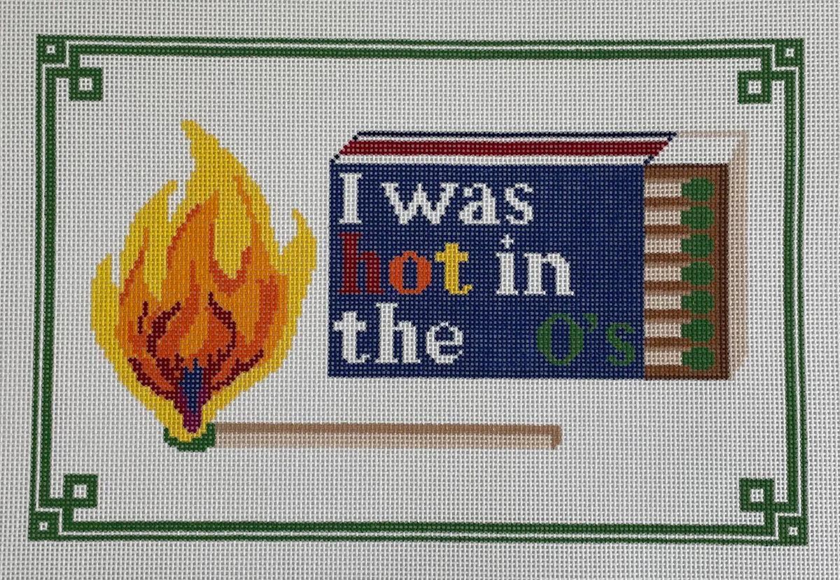 Ann Kaye Studio I Was Hot Pillow Needlepoint Canvas