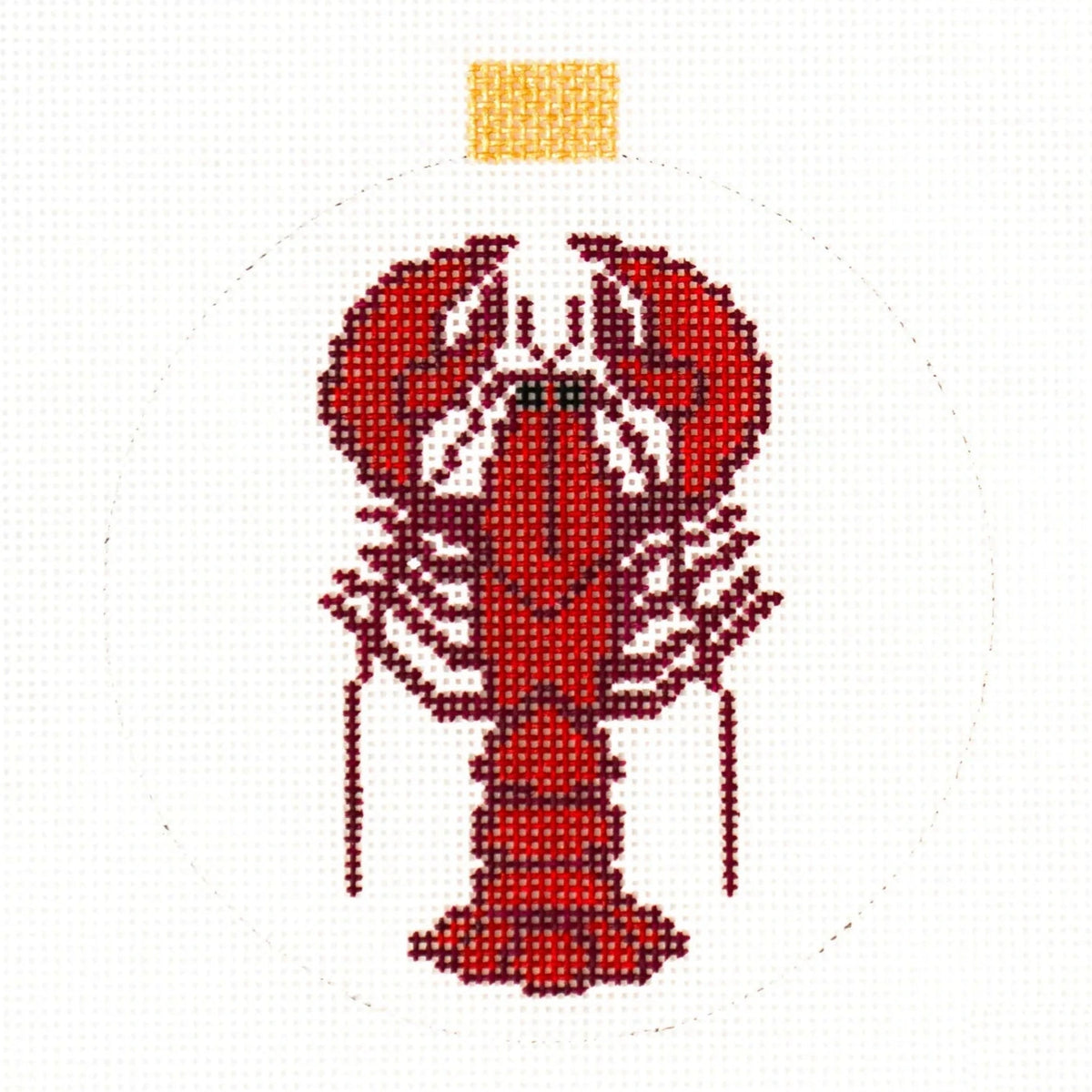 Ann Kaye Studio Lobster Ornament Needlepoint Canvas