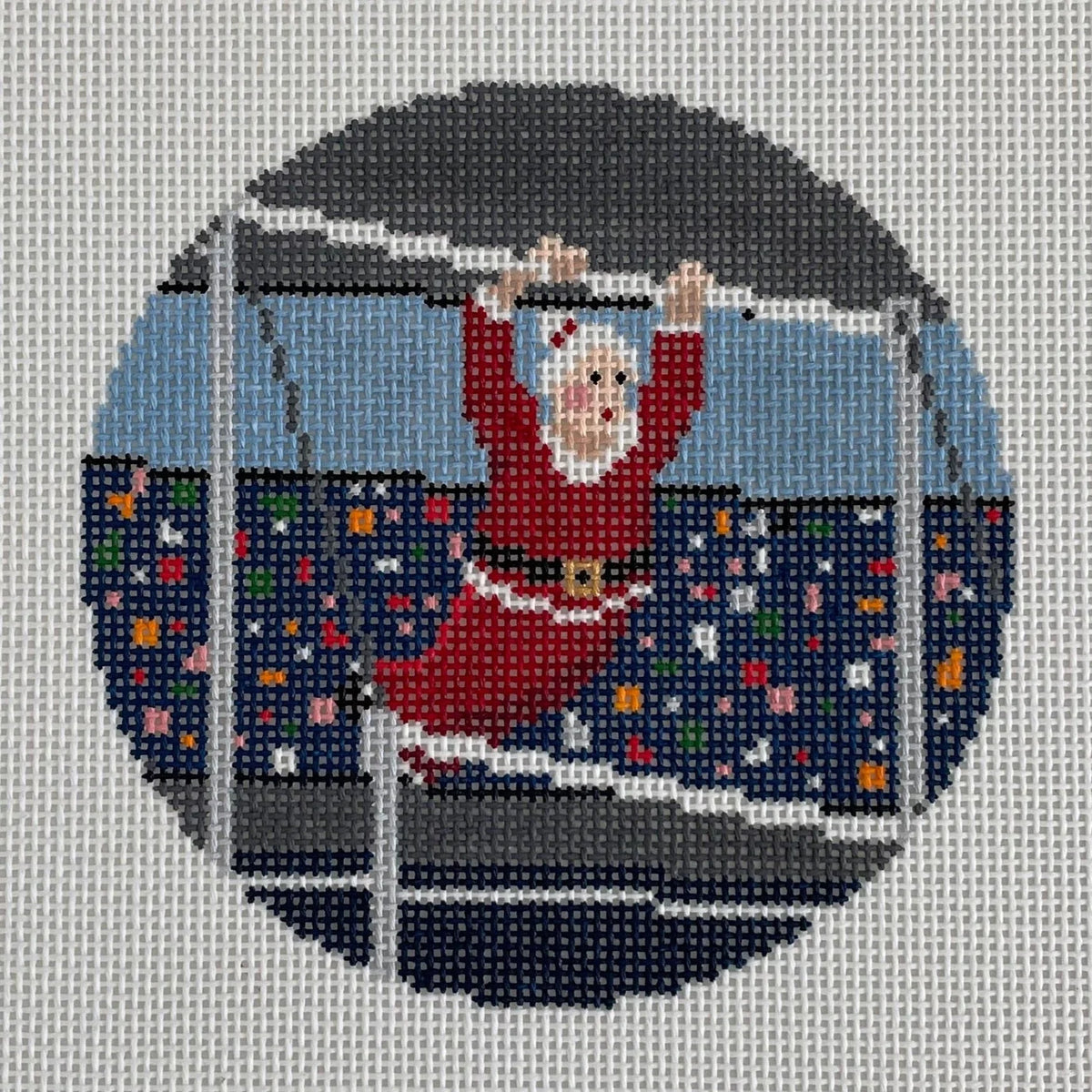 Ann Kaye Studio Mrs. Claus Gymnast Needlepoint Canvas