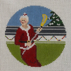 Ann Kaye Studio Mrs. Clause Lacrosse Needlepoint Canvas