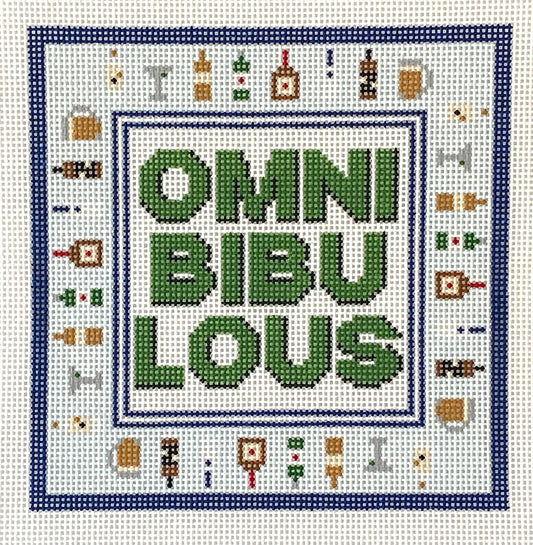 Ann Kaye Studio Omnibibulous Needlepoint Canvas