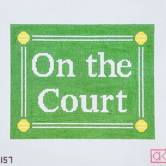 Ann Kaye Studio On the Court Needlepoint Canvas