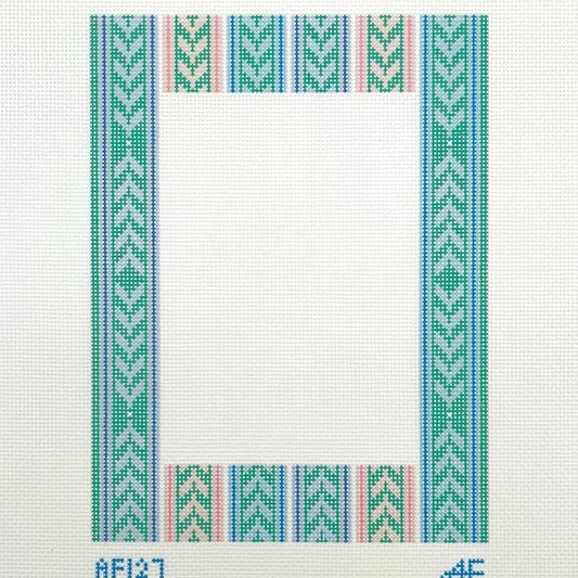 Anne Fisher Designs Summer Trellis Frame Needlepoint Canvas