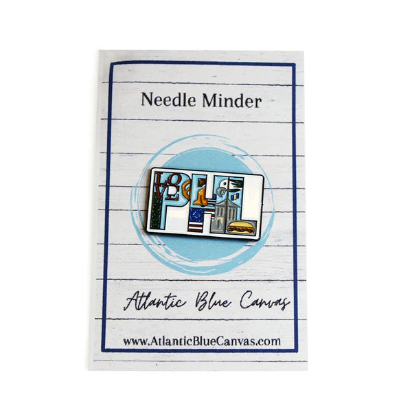 Atlantic Blue Canvas Philly PHL Needle Minder