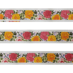 Atlantic Blue Canvas Summer Hayes Designs Grandma's Roses - Belt Needlepoint Canvas