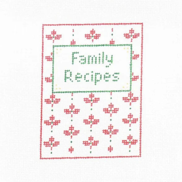 Audrey Wu Designs Family Recipes Needlepoint Canvas - Pink