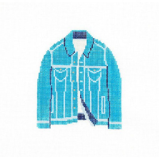 Audrey Wu Designs Jean Jacket Needlepoint Canvas