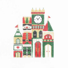 Audrey Wu Designs Nutcracker's Castle Ornament Needlepoint Canvas