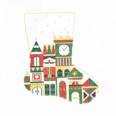 Audrey Wu Designs Nutcracker's Castle Stocking Needlepoint Canvas