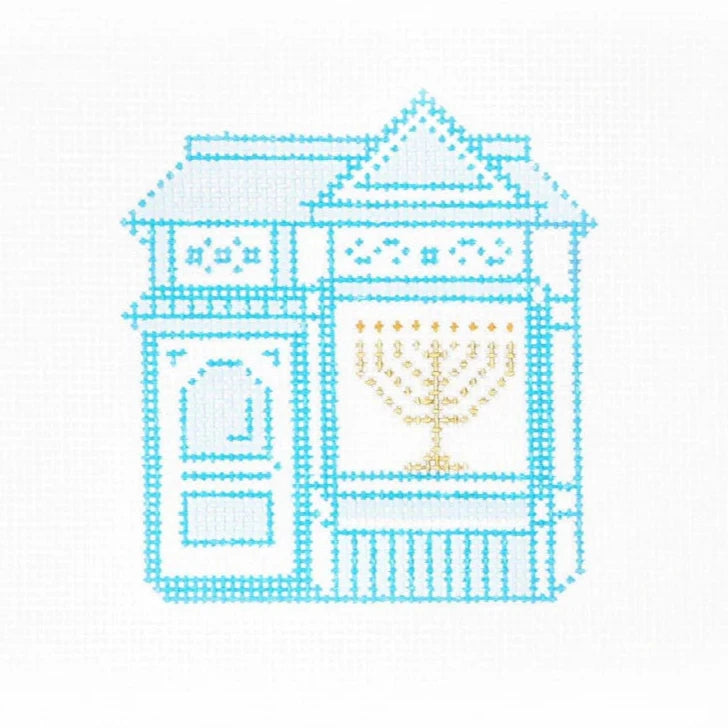 Audrey Wu Designs Painted Lady Needlepoint Canvas - Hanukkah