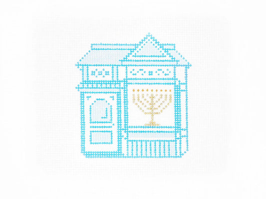 Audrey Wu Designs Painted Lady Needlepoint Canvas - Hanukkah