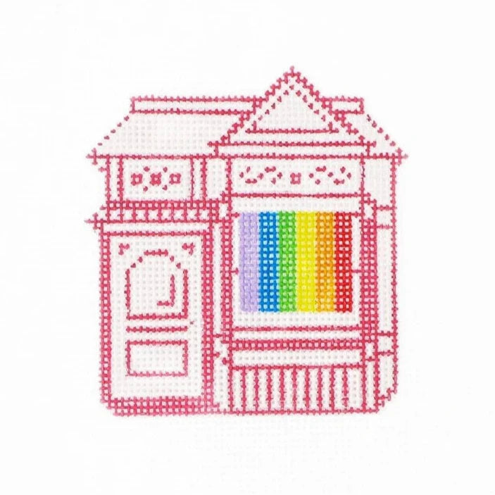 Audrey Wu Designs Painted Lady Needlepoint Canvas - Pride