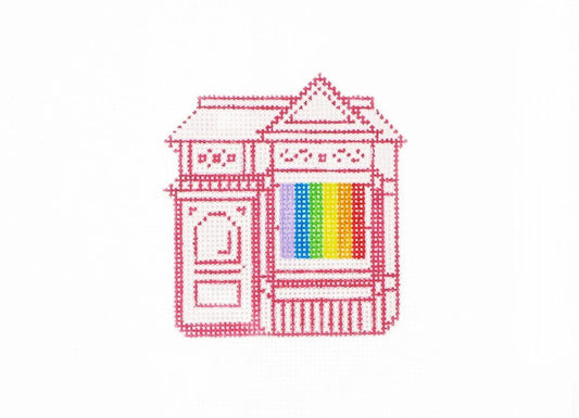 Audrey Wu Designs Painted Lady Needlepoint Canvas - Pride