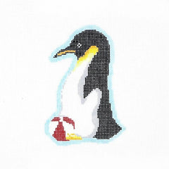 Audrey Wu Designs Patrick the Penguin Needlepoint Canvas