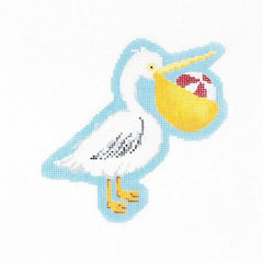 Audrey Wu Designs Perry the Pelican Needlepoint Canvas