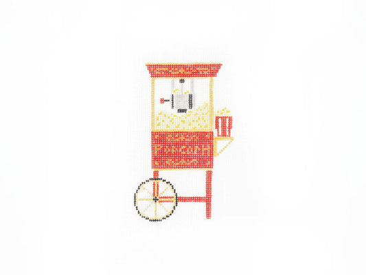 Audrey Wu Designs Popcorn Cart Needlepoint Canvas