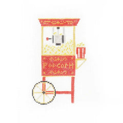 Audrey Wu Designs Popcorn Cart Needlepoint Canvas