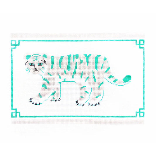 Audrey Wu Designs Preppy Tiger Needlepoint Canvas